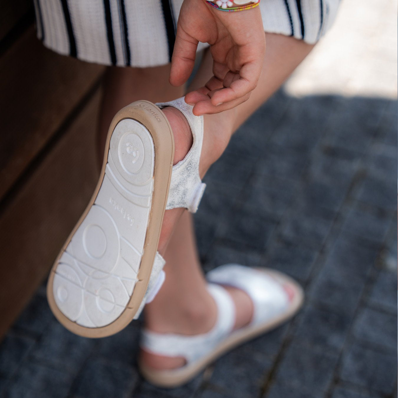 Be Lenka - Miami Junior - Off-White Sparkle